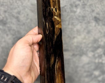 Stabilised Pale Moon Ebony Block Woodworking Craft Timber #48