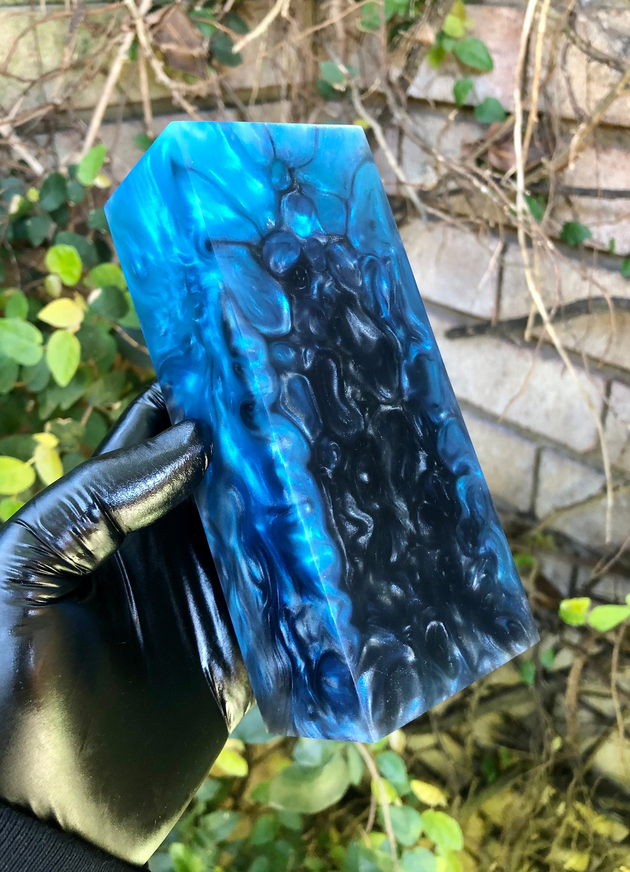 Large Size Full Resin Block Epoxy Resin Knife Maker Blank Etsy