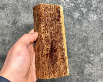 Stabilized Blackwood Block Knife Making Timber Pen Blank #142