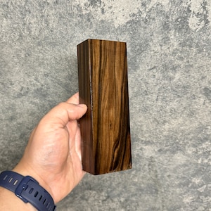 Macassar Ebony Block Wood Craft Lathe Woodturning Woodworking Timber #22