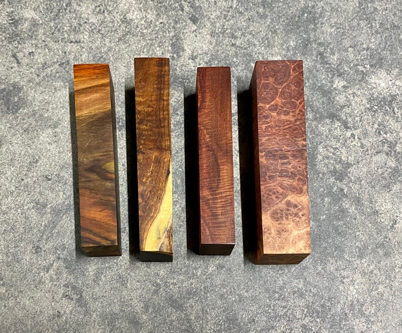 Custom Wa Handle Size Knife Handle Blocks Pen Blanks Lot 4 Etsy