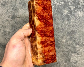 Stabilized Vasticola Burl Block Wood Craft For Jewellery Makers #110