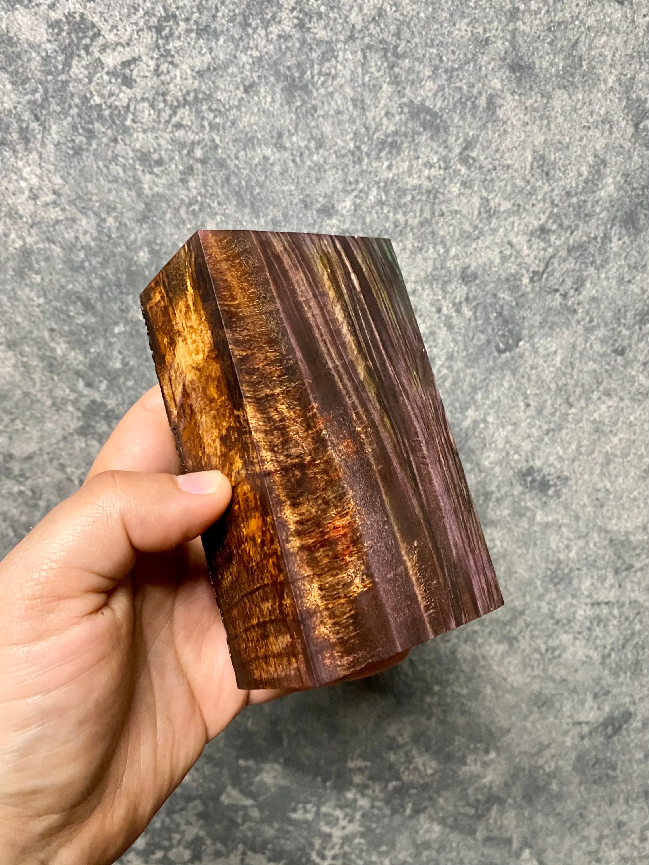 Dyed and Stabilised Maple Burl Mod Block - Etsy