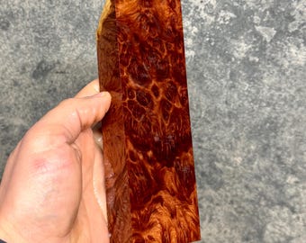 Stabilised Horistes Burl Block Pen Blank Knife Handle Making Material #133