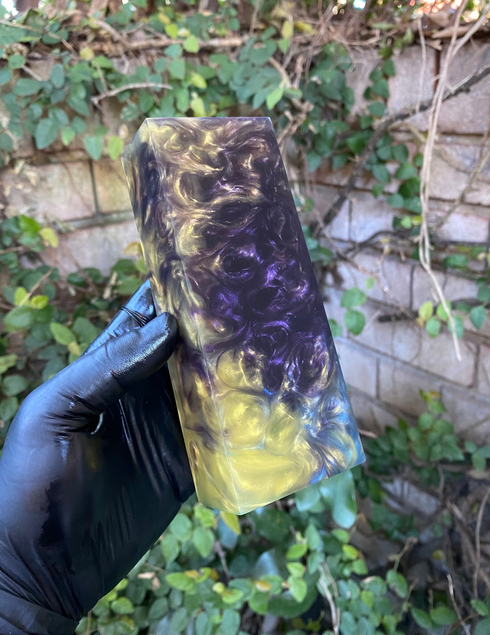 Large Size Full Resin Block Epoxy Resin Knife Maker Blank Etsy