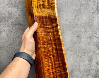 Highly Figured Tasmanian Blackwood Block Hardwood Craft Timber #183