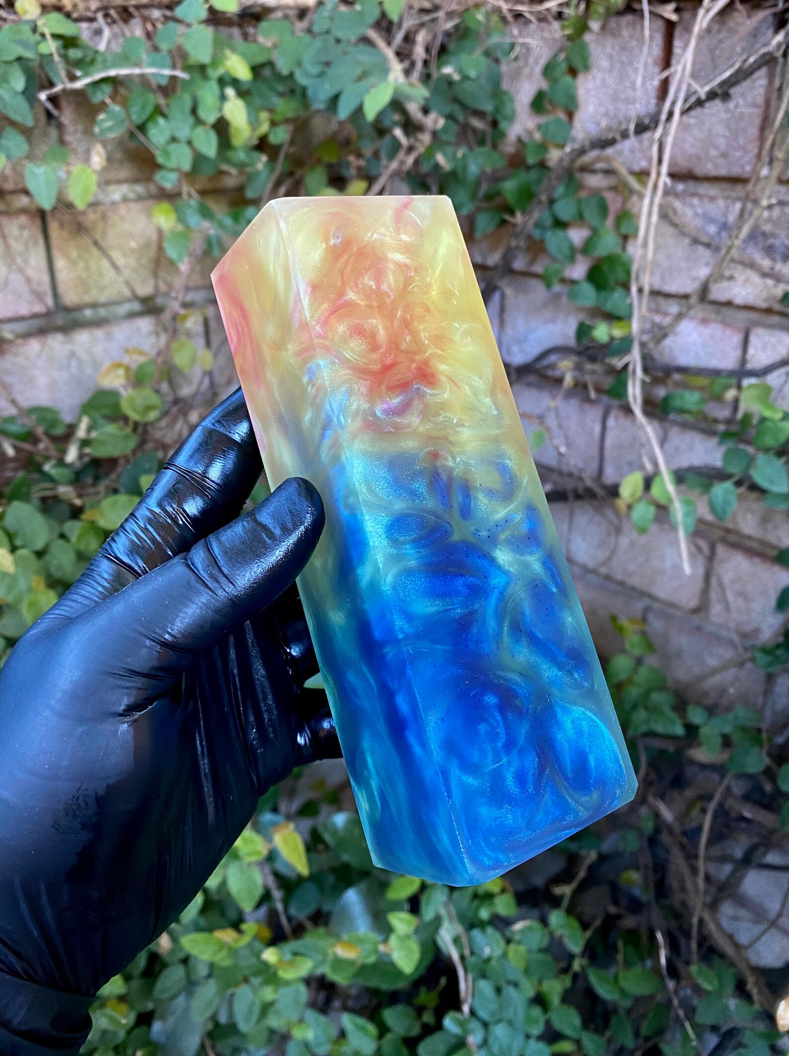 Large Size Full Resin Block Epoxy Resin Knife Maker Blank Etsy