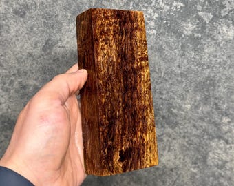 Stabilised Blackwood Block Wood Craft Carving Timber Pen Blank #141
