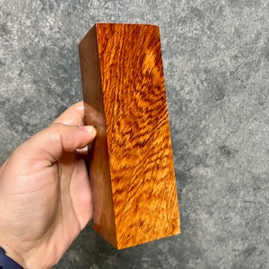 Highly Figured Narra Block Knife Maker Wa Handle Material