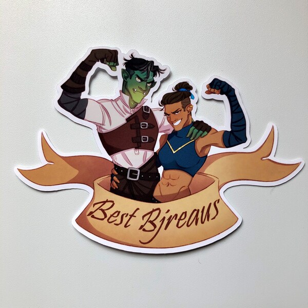Fjord & Beau Critical Role Sticker DnD