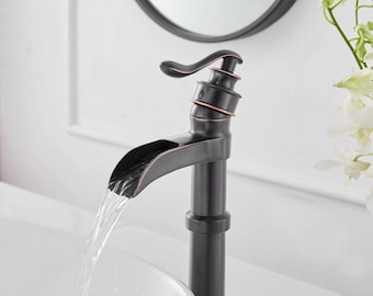 Bronze Faucet - Bathroom Faucet - Single Handle Faucet - One Hole Faucet - Oil-Rubbed Bronze Faucet - Chrome Faucet - Brushed Nickel Faucet