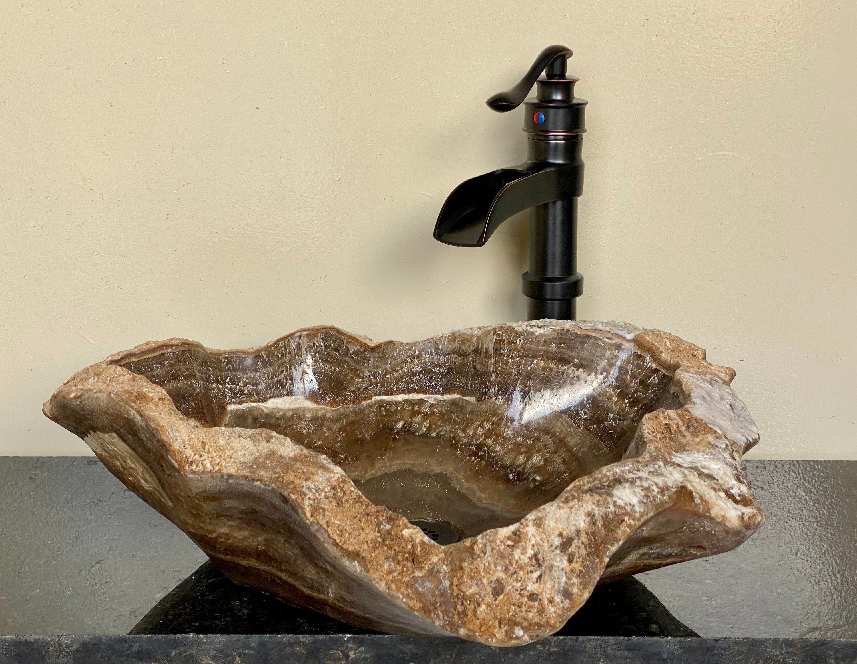 stone bathroom sink bowl