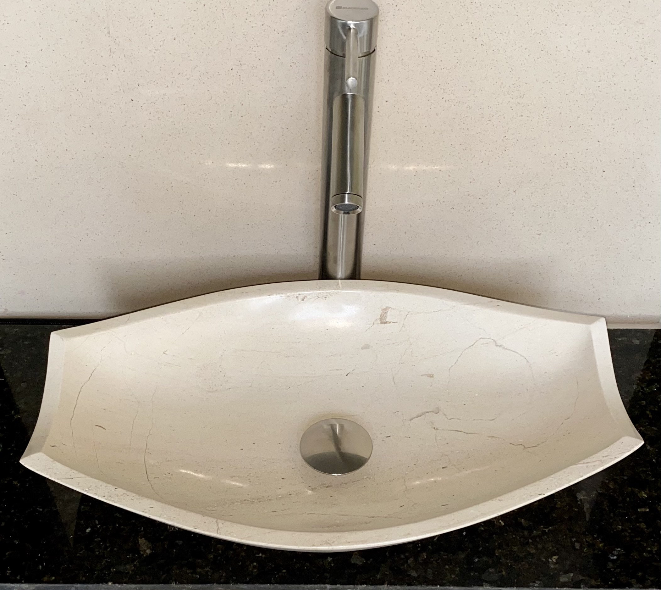 Gefäß Waschbecken für Badezimmer Stein Waschbecken Eitelkeit | Etsy