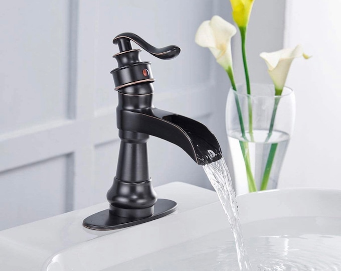 Bronze Faucet - Bathroom Faucet - Single Handle Faucet - One Hole Faucet - Oil-Rubbed Bronze Faucet - Chrome Faucet - Brushed Nickel Faucet