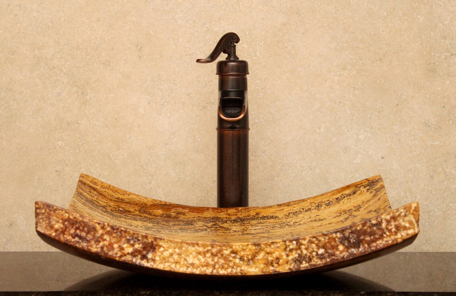 Gefäß Waschbecken für Bad Stein Waschbecken Eitelkeit Marmor | Etsy