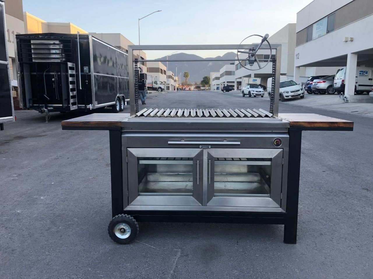 Stainless Steel Small Wood Fired Santa Maria Grill