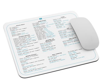 CSS Cheat Sheet Mousepad – Front-End Developer Gift | Web Designer Desk Accessory, Programmer Gift