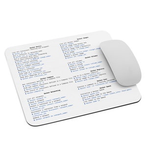 DOCKER MOUSE PAD Cheat Sheet - Programmer Developer Mouse Pad Holiday ... image.