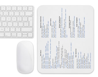 Helm Cheat Sheet Mouse Pad – DevOps Gift for Kubernetes Developer, SRE, Sysadmin | Helm CLI Reference Desk Pad