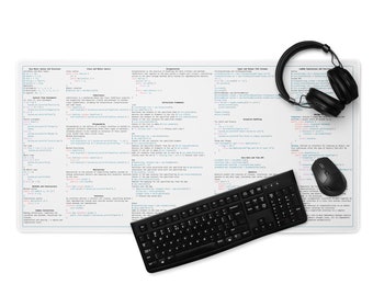 Java Cheat Sheet Mouse Pad – Programmer Coding Gift