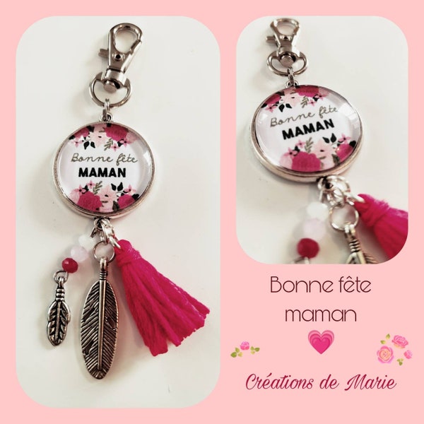 Porte clés bonne fête maman