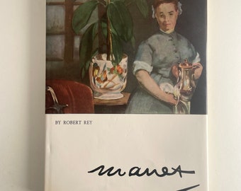 Vintage Manet Art Book Coffee Table Book