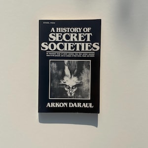 Vintage A History Of Secret Societies Book