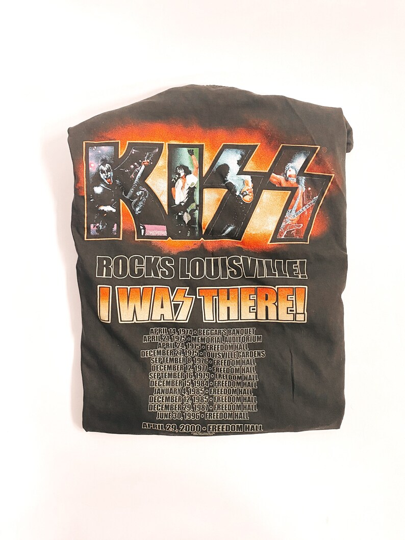 Vintage Kiss Rocks Louisville T-shirt