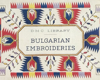 Vintage Bulgarian Embroidery Design- DMC  (1975) - PDF file with 88 cross stitch patterns