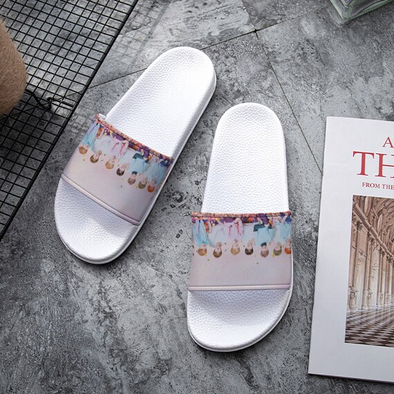 BTS Slippers Beach Flip Flops Bts Slide 