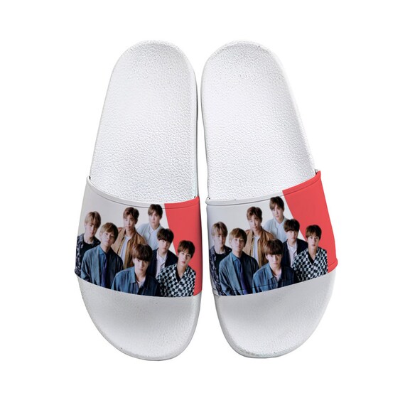 BTS Slippers BTS Shoes BTS Sliders for Kpop Fans Etsy