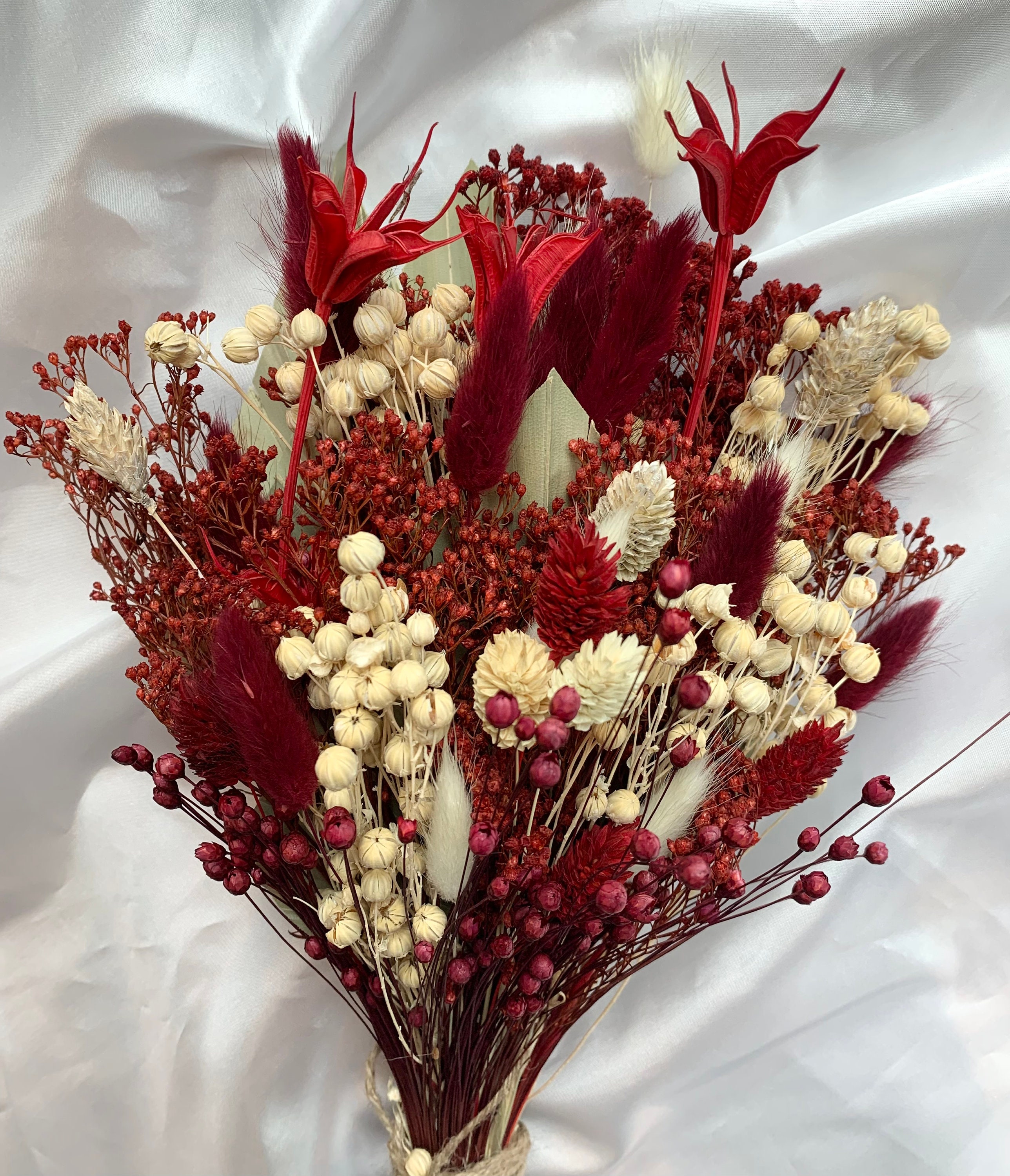 Dried Flowers Natural Flowers Bouquet 4045cm Dried Plants Etsy