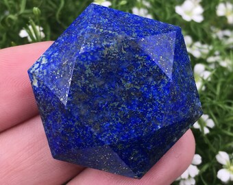 30mm Natural Lapis lazuli Energy Necklace,Crystal Hexagram,Crystal Pendant Necklace,Sacred Geometry Jewelry Making Hexagon,Reiki Healing 1PC