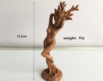 6.1“ Resin Ents Woman Ancient Spirit,Ents Resin Crafts And Ornaments Ents,Resin Decorations,Home Decoration,Religious Decorations 1pc