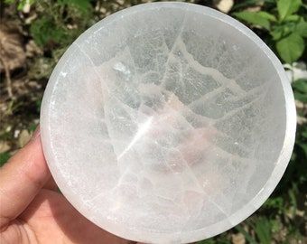 180g+ Natural Selenite Bowl,Geometry,Quartz Crystal Ceramics,Gypsum,Crystal Bowl,Crystal Ashtrays,Energy Crystal,Crystal Chakra,Crystal Heal