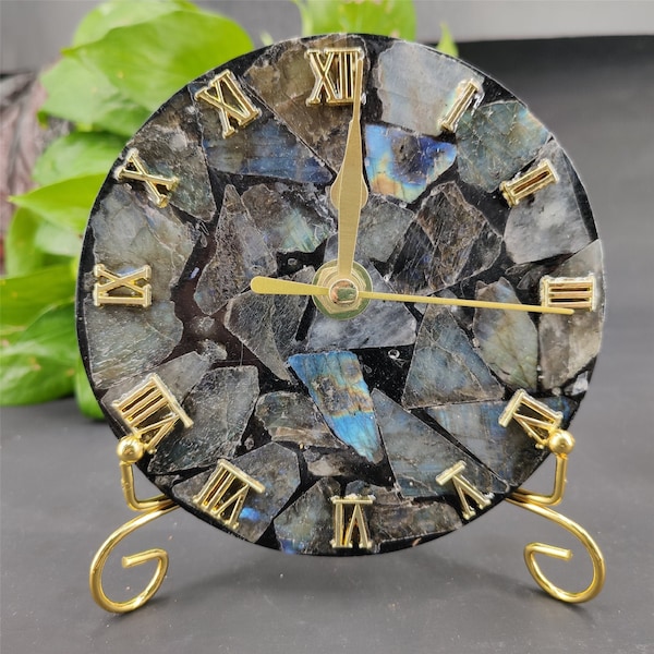 Quartz Crystal Clock Etsy