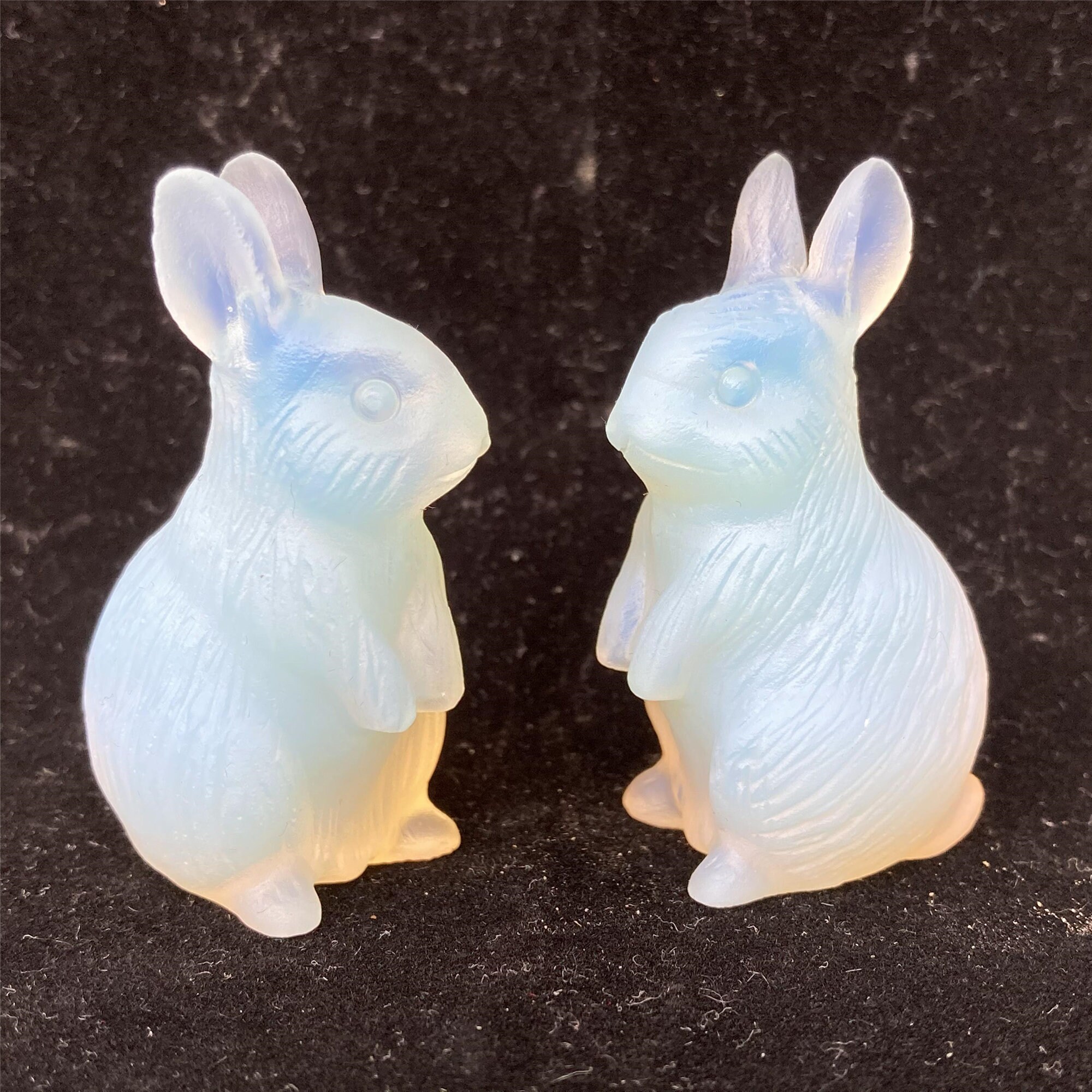 30g 1pc Opalite Rabbit Quartz Crystal Rabbit Crystal Etsy