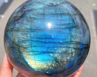 Natural labradorite ball,Quartz crystal sphere,Home decoration,rock,stone,gem,mineral specimens,Spectrolite,Reiki Healing