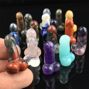 Natural Quartz Crystal Penis,Carved Small Quartz Penis,Crystal Massager,Rock,Stone,Crystal Pendant,Mineral Specimen,Crystal Heal