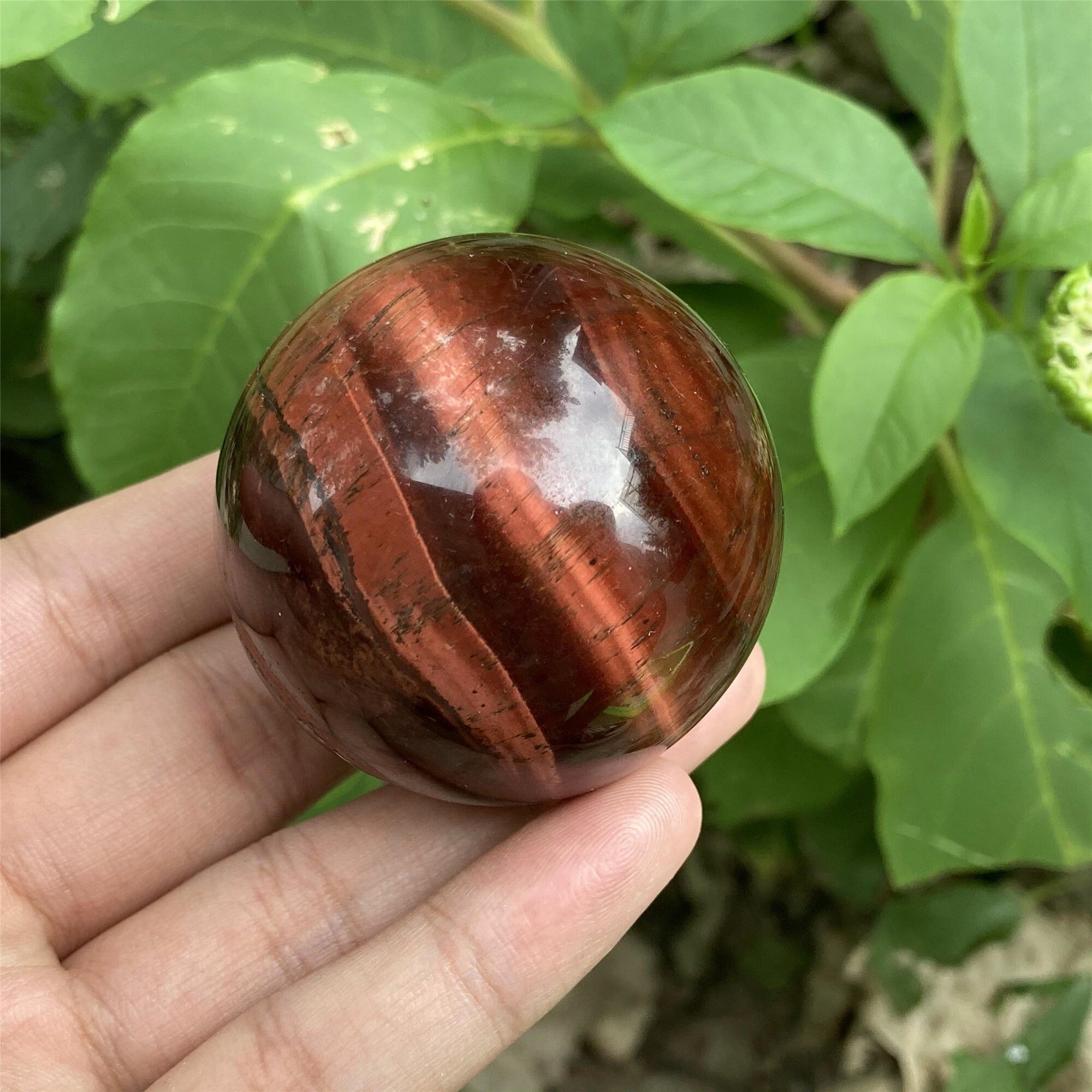 50mm Natural Red Tiger Eye Jasper BallQuartz BallCrystal Etsy