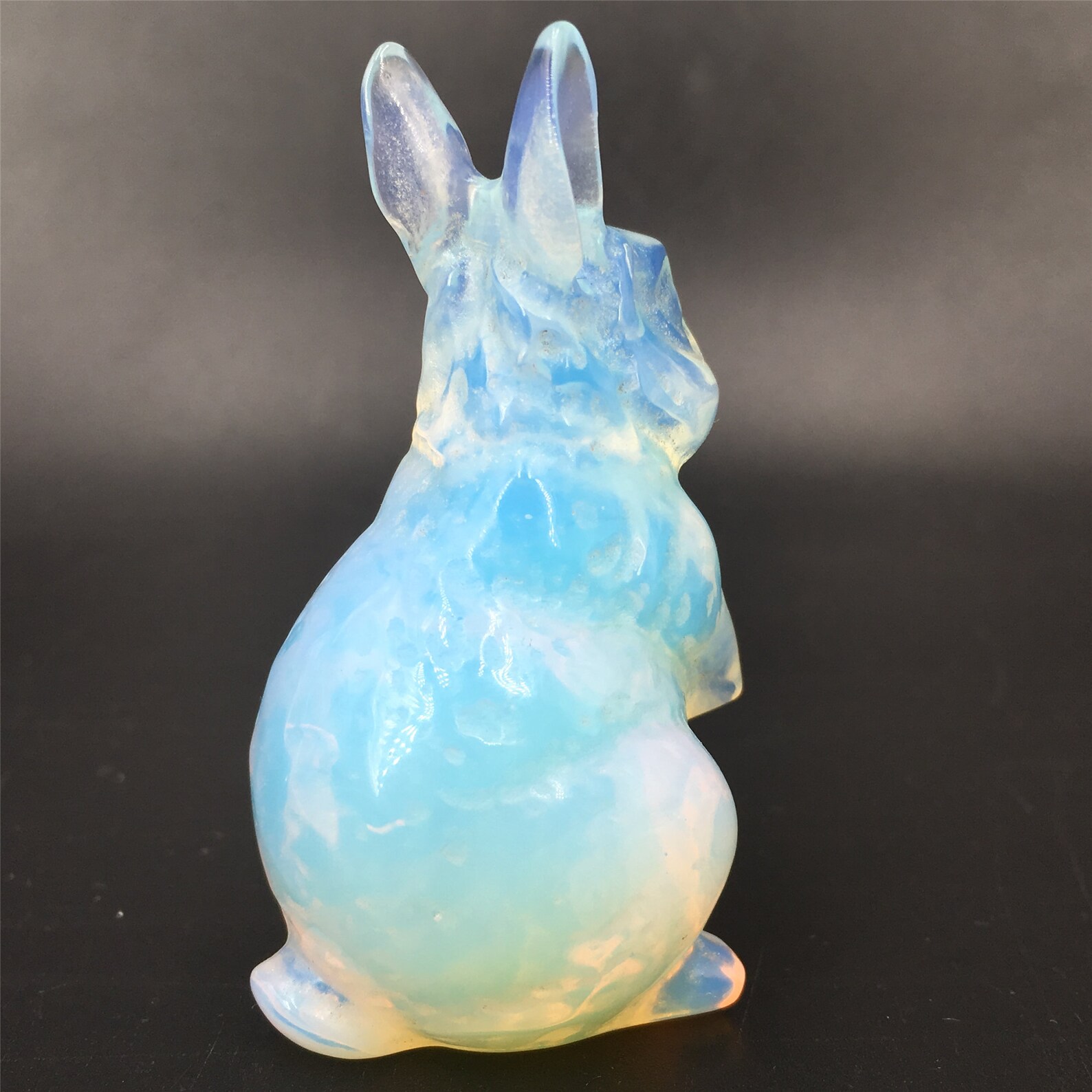 45g 1pc Opalite Rabbitquartz Crystal Rabbitcrystal Etsy New Zealand