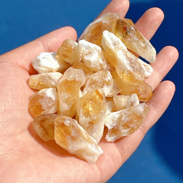 Natural Citrine Crystal Lot Bulk,Natural Formed Crystal Points,Crystal Chakra,Mineral Specimen,Crystal Heal,Crystal Gifts,Madagascar Citrine