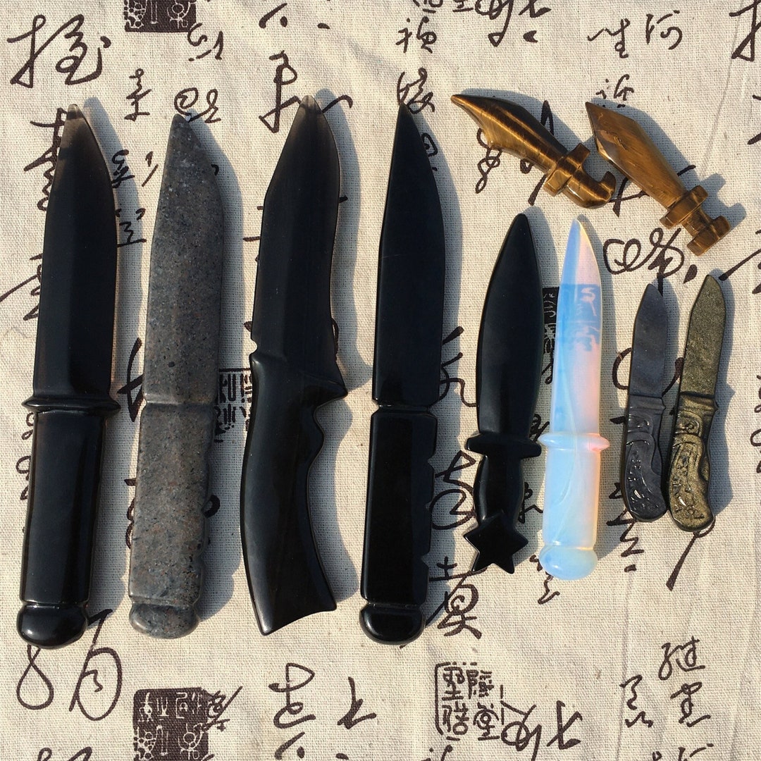 Crystal Cutter,quartz Crystal Knife,crystal Dagger,quartz Knife,crystal