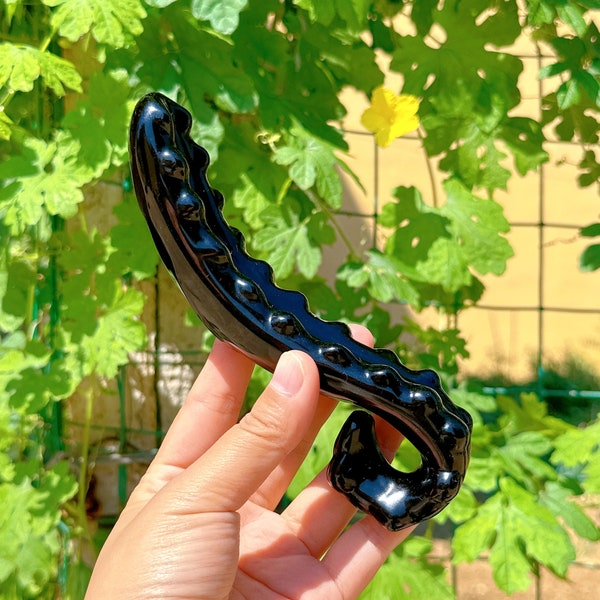 Obsidian Multi-Style Female Vibrator,Quartz Massager Stick,Sex Toy,Dildo Massager,Reiki Heal,Energy Crystals,Crystal Gifts