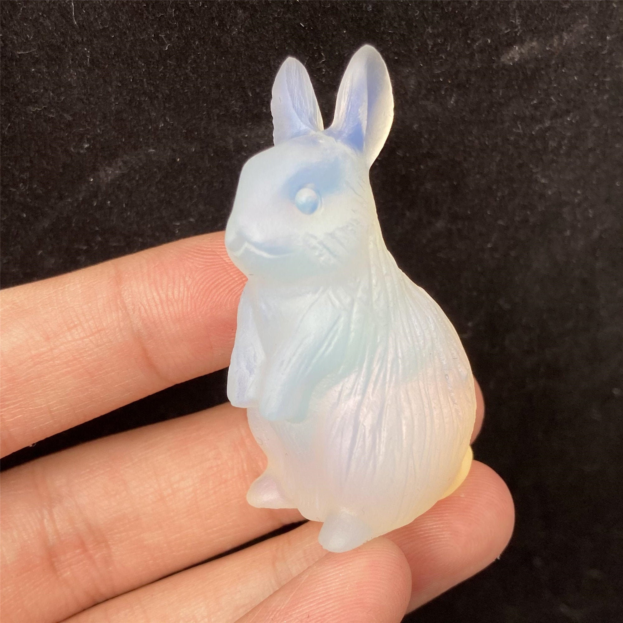 30g Opalite Rabbit Quartz Crystal Rabbit Crystal Etsy