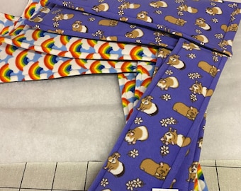 Guinea Pig Cage Liner, Fleece Loft Ramp Cover set C&C/Kavee Cage. Fleece Cage Liner Guinea Pigs, Rats, Hedgehogs, Chinchilla, UK