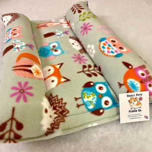 Cama plegable para conejitos, tumbona para conejitos, cojín para mascotas pequeñas, cama para cobayas, ratas y erizos, cama de rehabilitación para mascotas pequeñas, hecha a mano en el Reino Unido