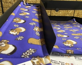 Guinea Pig Fleece Ramp Cover, C and C Cage Fleece Ramp Cover, Guinea Pig Waterproof Fleece Cage Liners UK