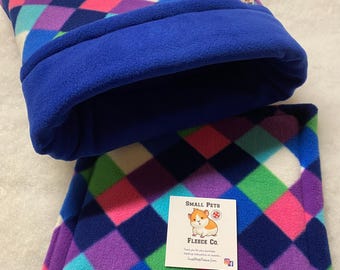 Guinea Pig Bed, Guinea Pig Fleece Hidey, Guinea Pig Cuddle Sack, Waterproof Pee Pad, Small Pet Bed, Guinea Pig Gift, Rat Gift, Hedgehog Bed.