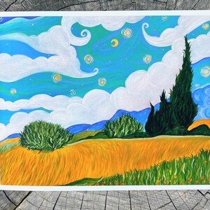 Landscape Art Print | “Cypress”